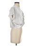 Renee C. Solid White Silver Sleeveless Blouse Size S - photo 4