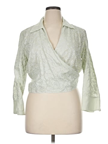 Linda Allard Ellen Tracy 3/4 Sleeve Blouse (view 1)