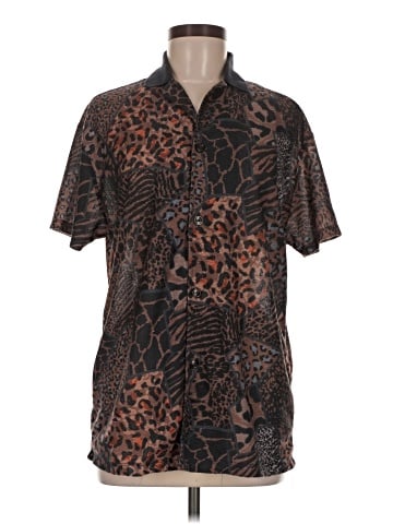 Zara Short Sleeve Button-Down Shirt (view 1)