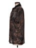 Zara Animal Print Brown Short Sleeve Button-Down Shirt Size M - photo 5