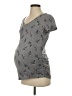 Motherhood Gray Short Sleeve T-Shirt Size Sm Maternity - photo 1