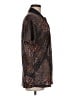 Zara Animal Print Brown Short Sleeve Button-Down Shirt Size M - photo 4