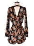 Bebop 100% Polyester Paisley Black Romper Size XS - photo 2