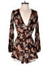 Bebop 100% Polyester Paisley Black Romper Size XS - photo 1