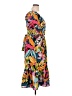 Maia 100% Polyester Tropical Multi Color Yellow Cocktail Dress Size 14 - photo 4