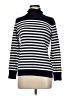 Talbots Stripes Ivory Turtleneck Sweater Size M - photo 1