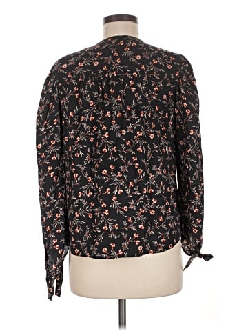 Rebecca Taylor Long Sleeve Silk Top (view 2)