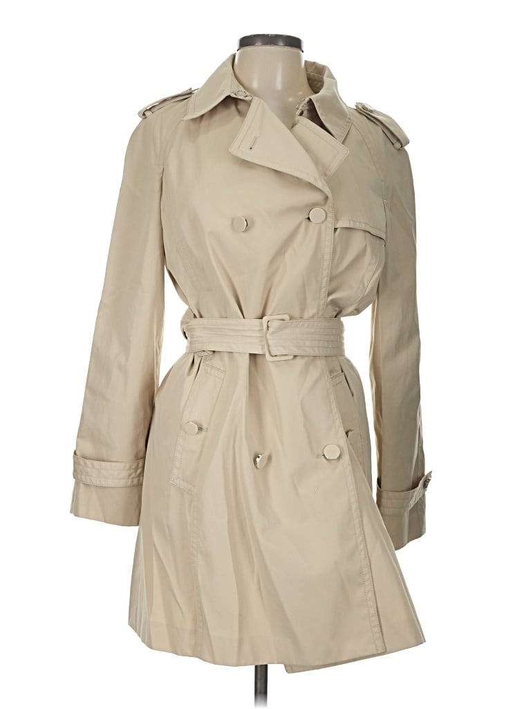 Pre-owned Talbots Trenchcoat In Tan