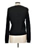 August Silk 100% Silk Black Silk Cardigan Size L - photo 2