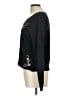 August Silk 100% Silk Black Silk Cardigan Size L - photo 5