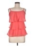 Candie's 100% Polyester Orange Sleeveless Blouse Size M - photo 1