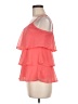 Candie's 100% Polyester Orange Sleeveless Blouse Size M - photo 5