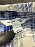 Old Navy 100% Cotton Plaid Blue 3/4 Sleeve Button-Down Shirt Size 2X - photo 4