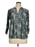 Peck & Peck Gray Long Sleeve Henley Size XL - photo 1