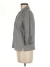 Talbots 100% Cotton Houndstooth Gray 3/4 Sleeve Button-Down Shirt Size 8 - photo 5