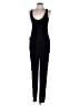Eye Candy Solid Black Jumpsuit Size L - photo 1