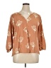 Left Coast by Dolan Tan 3/4 Sleeve Blouse Size XL - photo 1