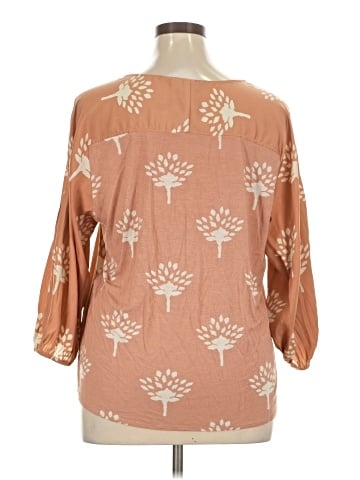 Left Coast by Dolan 3/4 Sleeve Blouse (view 2)