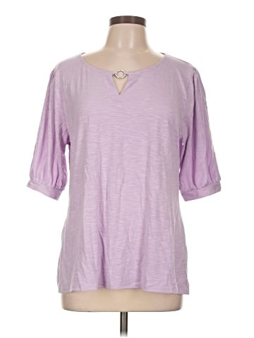 JM Collection 3/4 Sleeve T-Shirt (view 1)