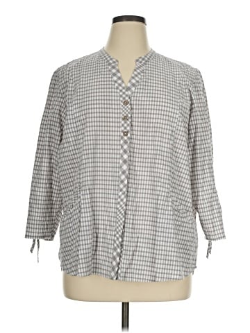 Habitat 3/4 Sleeve Button-Down Shirt (view 1)