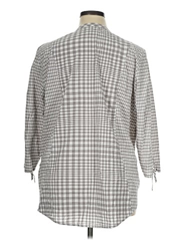 Habitat 3/4 Sleeve Button-Down Shirt (view 2)