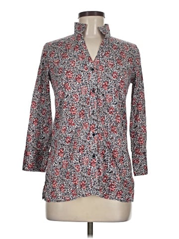 Leggiadro 3/4 Sleeve Button-Down Shirt (view 1)