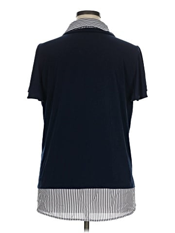 Adrianna Papell Short Sleeve Blouse (view 2)