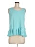 Lands' End Teal Sleeveless T-Shirt Size M - photo 1