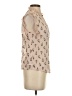 Rebecca Taylor Tan Sleeveless Silk Top Size 2 - photo 4