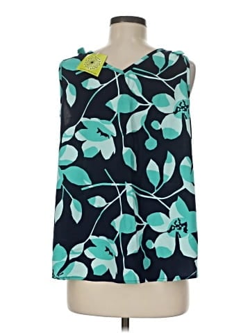 Periwinkle Sleeveless Blouse (view 2)