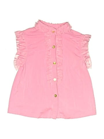 angel's face Sleeveless Button-Down Shirt (view 1)