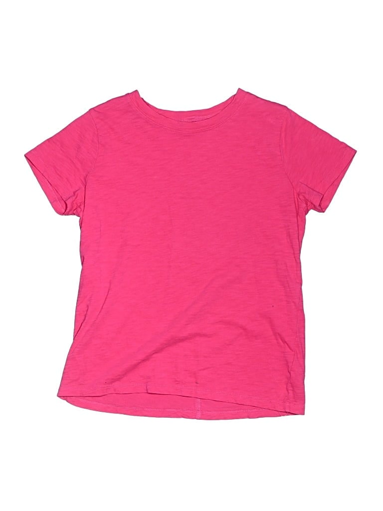 Pre-owned Crewcuts Kids' Short Sleeve T-shirt In Pink
