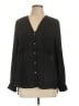H&M Polka Dots Black Long Sleeve Blouse Size 12 - photo 1