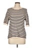 J.Crew 100% Cotton Stripes Ivory Pullover Sweater Size L - photo 1