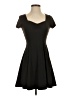 Bebop Solid Black Casual Dress Size XS - photo 1