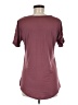 Just Be... Burgundy Short Sleeve Top Size M - photo 2