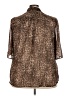 DressBarn 100% Polyester Animal Print Brown 3/4 Sleeve Blouse Size 3X - photo 2
