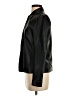Ecru 100% Leather Solid Black Leather Jacket Size S - photo 5