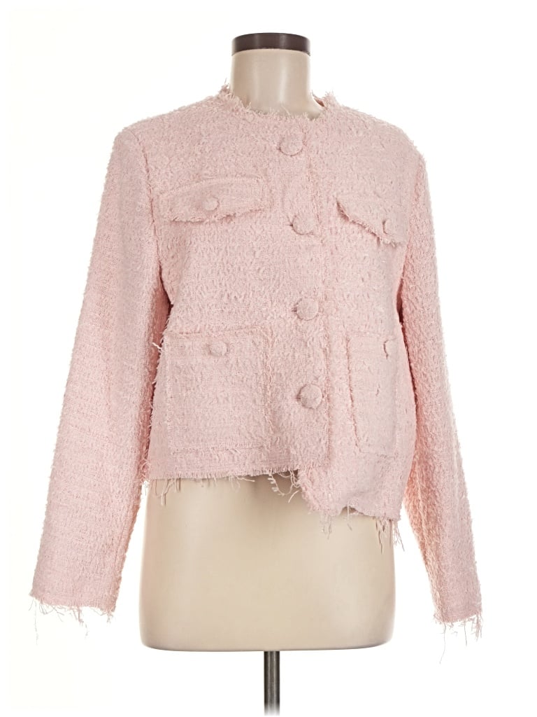 Assorted Brands Faux Fur Jacket In Pink