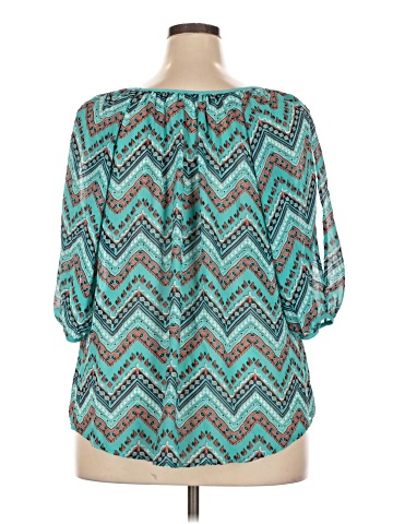 Eyelash Couture 3/4 Sleeve Blouse (view 2)