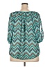 Eyelash Couture 100% Polyester Teal 3/4 Sleeve Blouse Size 2X - photo 2