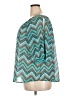 Eyelash Couture 100% Polyester Teal 3/4 Sleeve Blouse Size 2X - photo 5