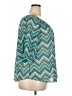 Eyelash Couture 100% Polyester Teal 3/4 Sleeve Blouse Size 2X - photo 4