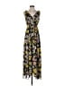 Zara Basic 100% Polyester Floral Yellow Casual Dress Size S - photo 1