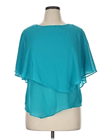 Draper's & Damon's Short Sleeve Blouse (view 1)