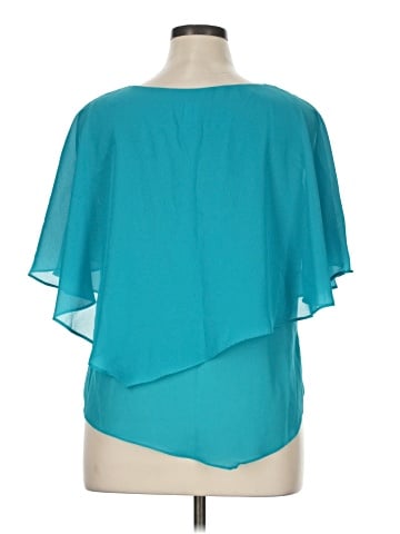 Draper's & Damon's Short Sleeve Blouse (view 2)