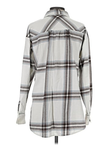 Ann Taylor LOFT Long Sleeve Button-Down Shirt (view 2)