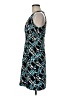 Connected Apparel Graphic Teal Cocktail Dress Size 6 - photo 5