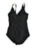 Miraclesuit Graphic Black One Piece Swimsuit Size 10 - photo 2