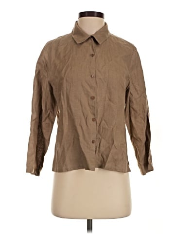 Eileen Fisher Long Sleeve Polo (view 1)